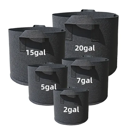 Cheap Durable 7 Gallon Root Garden Fruit Fabric Flower Pots Felt Plant Grow Bags for Planting Vegetables